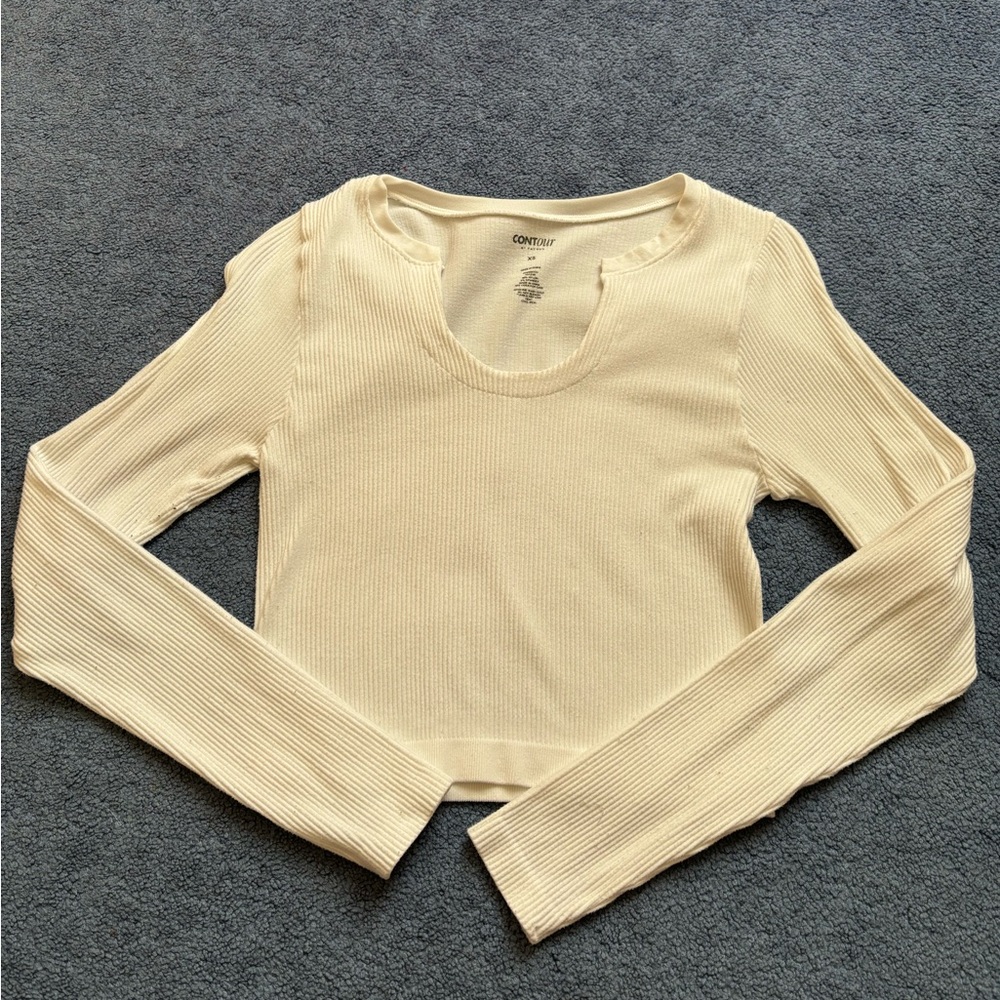 Pacsun white long sleeve top